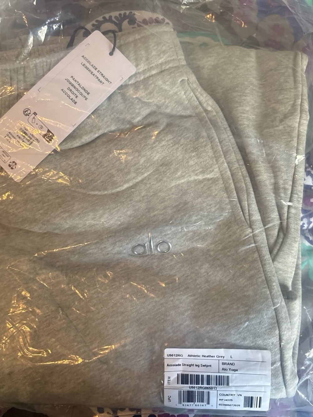All grey men’s large alo set